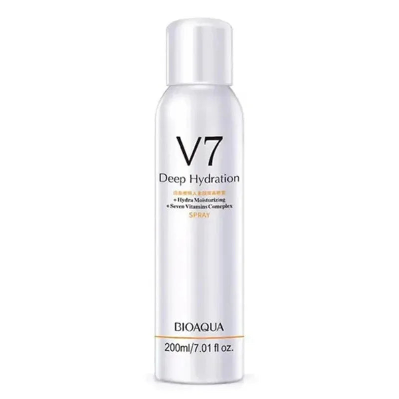BIOAQUA V7 Vitamin Deep Hydration Brightening Spray with 7-Vitamin Complex for Radiant Skin Short
