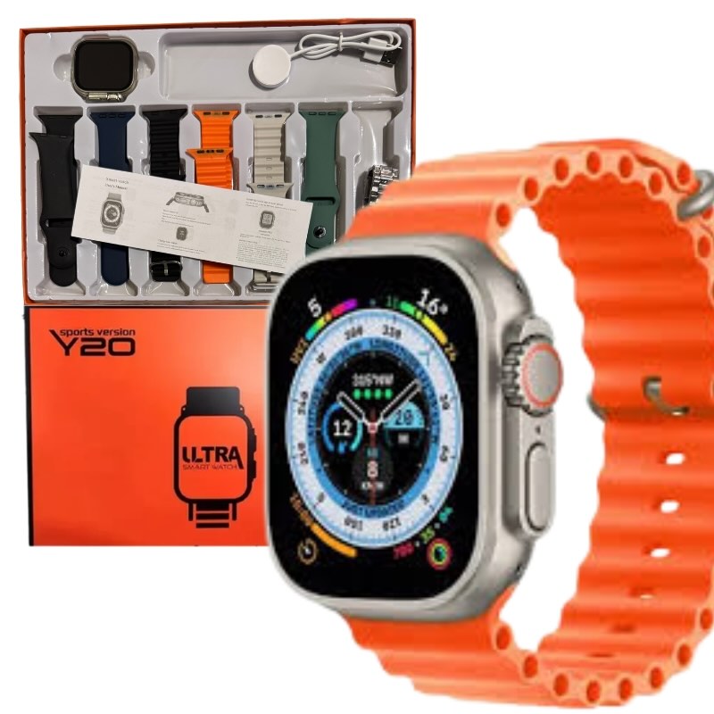 Y20 Ultra Smart Watch | 2.2” HD Display | Bluetooth Calling & Health Tracking