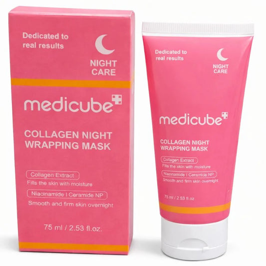 Medicube Collagen Night Wrapping Mask | Overnight Elasticity & Hydration Peel-Off Mask