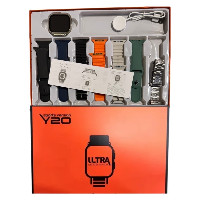 Y20 Ultra Smart Watch | 2.2” HD Display | Bluetooth Calling & Health Tracking